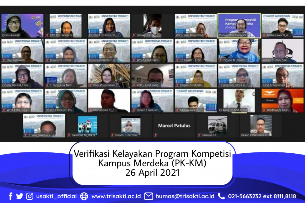 Verifikasi Kelayakan Program Kompetisi Kampus Merdeka (PK-KM) 26 April ...